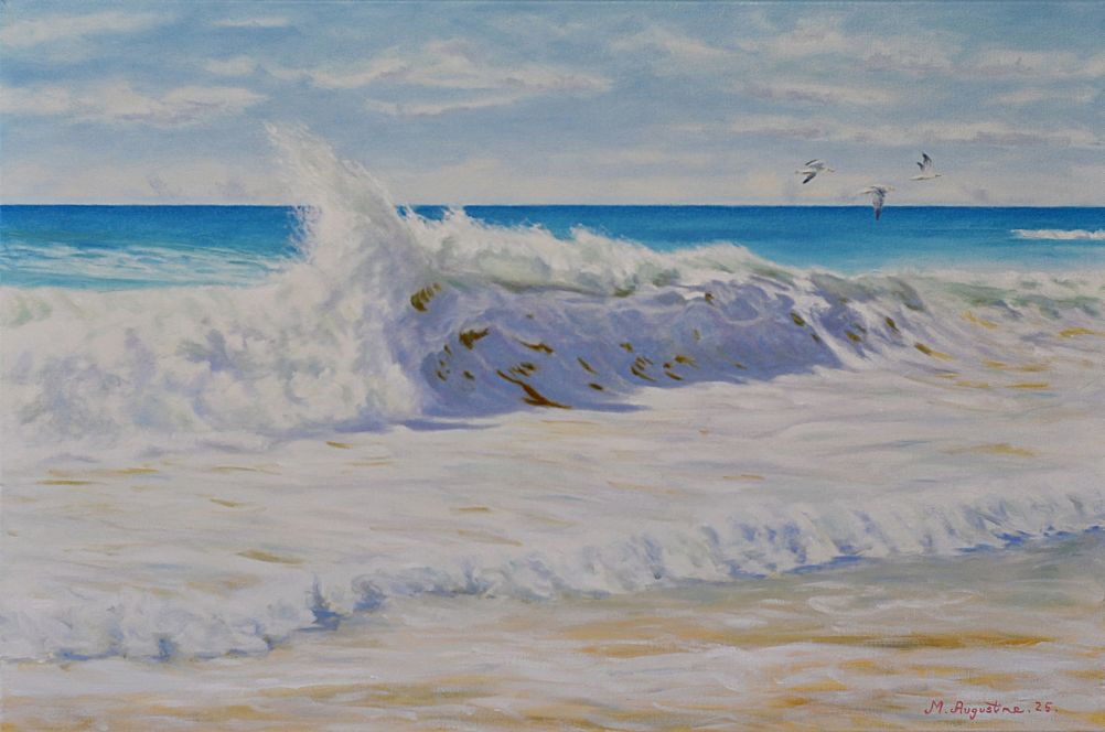 A rush 51x76cm $1000